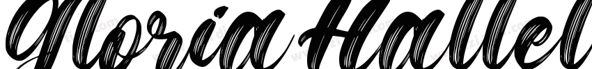 Gloria Hallelviah字体转换